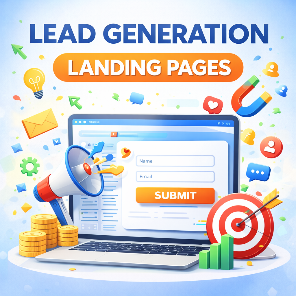 Landing page development