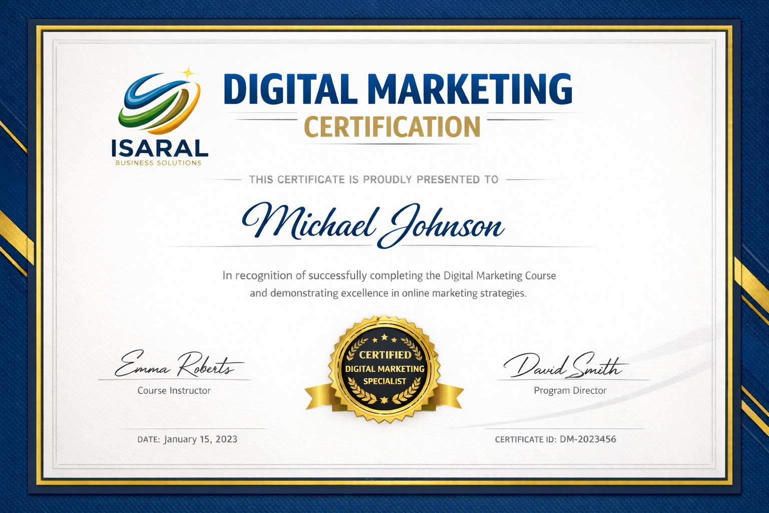 Digital Marketing Certificate