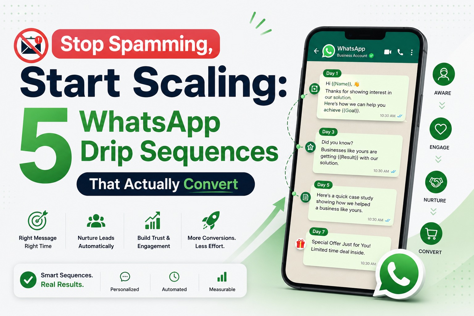 Stop Spamming Start Scaling - WhatsApp Drip Sequences