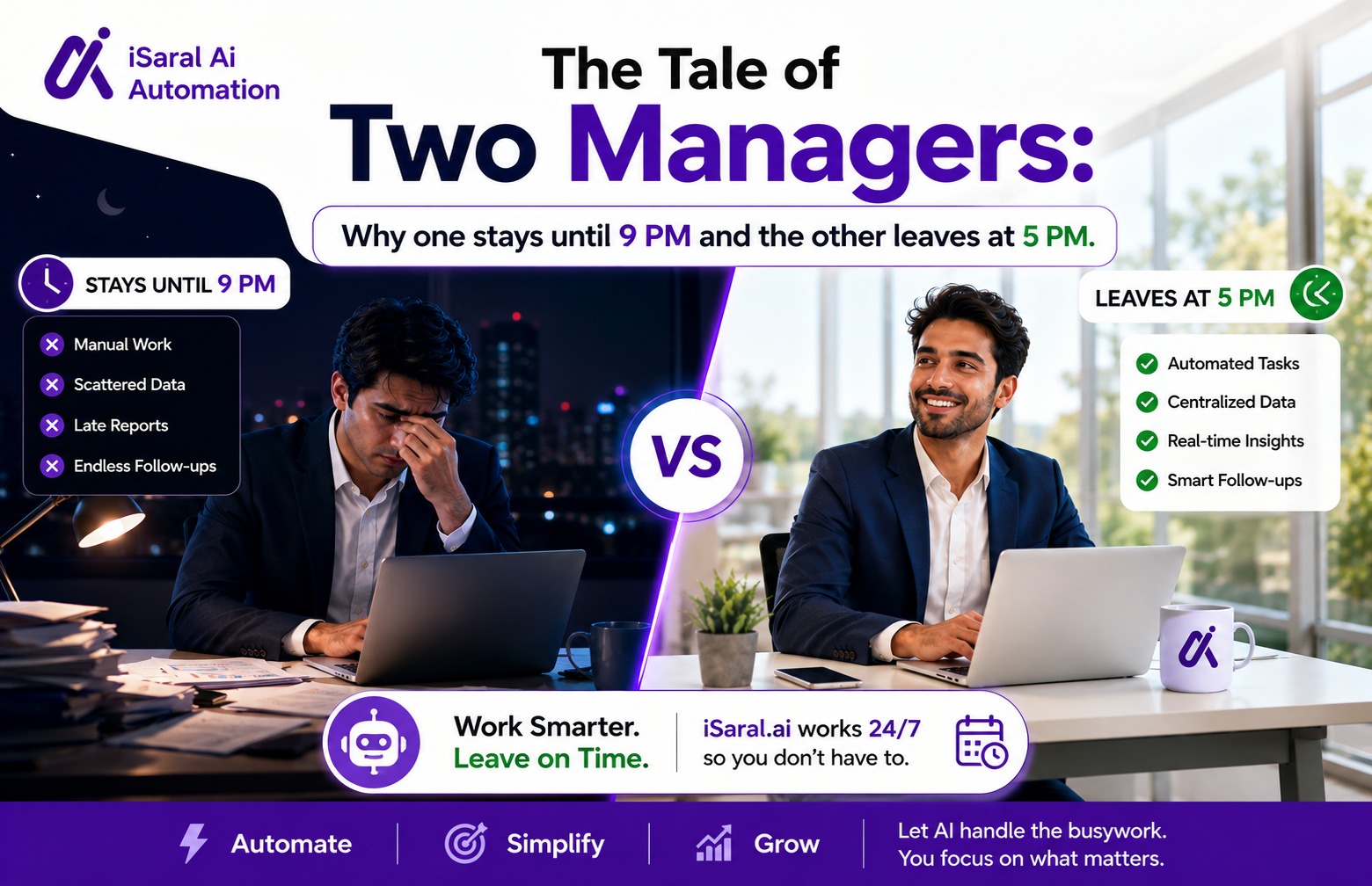 Two Managers, Two Outcomes